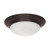 Satco 60-280 1 Light; 12 in.; Flush Mount; Twist and Lock with Alabaster Glass