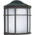 Satco 60-539 1 Light; 10 in.; Cage Lantern Wall Fixture; Die Cast; Linen Acrylic Lens
