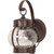 Satco 60-631 1 Light; 11 in.; Wall Lantern; Onion Lantern with Clear Seed Glass