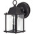 Satco 60-638 1 Light; 9 in.; Wall Lantern; Cube Lantern with Clear Beveled Glass