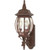 Satco 60-889 Central Park; 3 Light; 22 in.; Wall Lantern with Clear Beveled Glass