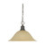 Satco 60-1276 1 Light; 16 in.; Pendant with Champagne Linen Washed Glass