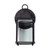 Satco 62-1571 8 Watt; 3000K; LED Cube Lantern; Black Finish; Clear Beveled Glass