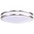 62-1637 - LED GLAMOUR BN 17" FLUSH - Nuvo