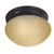 Satco 60-2642 8 in.; Mushroom Mahogany Bronze Champagne Linen Glass Incandescent