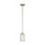 Satco 60-2866 Odeon; 1 Light; Mini Pendant with Satin White Glass