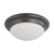 Satco 60-3177 3 Light; 17 in.; Flush Mount Twist and Lock with Frosted White Glass