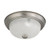 Satco 60-3261 2 Light; 11 in.; Flush Mount with Frosted White Glass