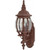 Satco 60-3468 Central Park; 1 Light; 20 in.; Wall Lantern with Clear Beveled Glass; Color retail packaging