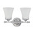 Satco 60-4262 Teller; 2 Light; Vanity Fixture with Frosted Etched Glass