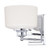Satco 60-4581 Soho; 1 Light; Vanity Fixture with Satin White Glass