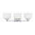 Satco 60-4583 Soho; 3 Light; Vanity Fixture with Satin White Glass