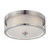 Satco 60-4691 Fusion; 3 Light; Flush Dome Fixture with Frosted Glass