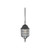 Satco 60-4913 Adams; 1 Light; 16 in.; Outdoor Hanging with Frosted Glass