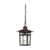 Satco 60-4955 Cove Neck; 1 Light; 12 in.; Outdoor Hang with Clear Seed Glass