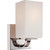 Satco 60-5181 Vista; 1 Light; Vanity Fixture with Etched Opal Glass