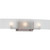 Satco 60-5187 Yogi; 3 Light; Halogen Vanity Fixture with Frosted Glass; Lamps Included