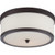Satco 60-5576 Celine; 2 Light; Flush Fixture with Etched Opal Glass