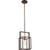 Satco 60-5855 Lake; 1 Light; Mini Pendant; Bronze with Copper Accents Finish