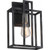 Satco 60-5856 Lake; 1 Light; Wall Sconce; Iron Black with Brushed Nickel Accents Finish
