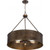 Satco 60-5895 Kettle; 5 Light; Oversized Pendant with 60W Vintage Lamps Included; Weathered Brass Finish