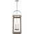 Satco 60-6481 Bliss; 4 Light; Pendant; Driftwood Finish with Polished Nickel Accents