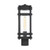 Satco 60-6575 Tofino; 1 Light; Post Lantern; Textured Black Finish with Clear Glass