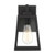 Satco 60-6581 Halifax; 1 Light; Small Lantern; Matte Black Finish with Clear Glass