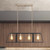 CHASSIS 4 LIGHT ISLAND PENDANT