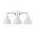 Satco 60-6783 Sloan; 3 Light; Vanity; Polished Nickel Finish with Matte White Shade