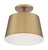 60-7322 - MOTIF 1LT 10" SEMI FLUSH - Nuvo