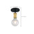 RYDER 1 LIGHT SEMI FLUSH
