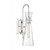 Satco 60-6867 Bahari; 1 Light; Wall Sconce Fixture; Polished Nickel Finish with Clear Glass