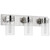 Satco 60-7633 Intersection; 3 Light; Vanity; Polished Nickel with Clear Glass