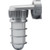 Satco 65-223 LED Vapor Proof Wall Mount; 20W; 4000K; Silver Finish; 100-277V