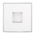 Satco 62-1521 26 watt; 13" Flush Mount LED Fixture; Square Shape; Polished Nickel Finish