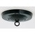Satco S70-065 Plain Canopy Kit; Black Finish