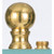 Satco S70-132 Brass Ball Knob