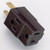 Satco S70-548 Vinyl Cube Tap; Brown Finish