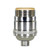 Satco 80-1057 Short Keyless Socket; 1/8 IPS; 4 Piece Stamped Solid Brass; Polished Nickel Finish; 660W; 250V; Uno Thread
