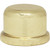 Satco 80-1181 1/2" Finial; Zinc Die Cast 1/4-27; Polished Brass Finish