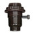 Satco 80-1265 3-Way Turn Knob; Phenolic; Full Uno Thread And Ring; 1/8 IP Cap With Metal Bushing; Less Set Screw; 250W; 250V