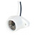 Satco 80-2164 Keyless Porcelain Recessed Socket With Pre-Wired; 2" Center And With Wireway; 6" Leads; Glazed; 660W; 250V