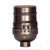 Satco 80-2250 Short Keyless Socket; 1/8 IPS; Aluminum; Antique Brass Finish; 660W; 250V