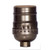 Satco 80-2250 Short Keyless Socket; 1/8 IPS; Aluminum; Antique Brass Finish; 660W; 250V