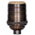 Satco 80-2326 Short Keyless Socket; 1/8 IPS; 4 Piece Stamped Solid Brass; Dark Antique Brass Finish; 660W; 250V