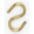 Satco 90-013 Brass Plated S-Hook; 5/8"