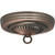 Satco 90-054 Ribbed Canopy Kit; Antique Copper Finish; 5" Diameter; 7/16" Center Hole; 2-8/32 Bar Holes; Includes Hardware; 10lbs Max