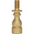 1"RISER BRASS FINISH