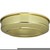 Satco 90-242 Canopy Extension; Brass Finish; 5-3/4" Diameter; Fits 5" Canopy; 1-1/2" Extension
